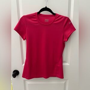 ASICS Pink Fitted Short Sleeve T-Shirt